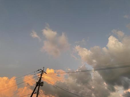夕暮れ時 夕暮れ時の写真