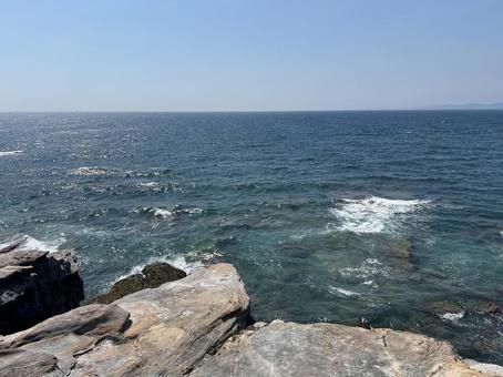 海 海,日本海,自然の写真素材