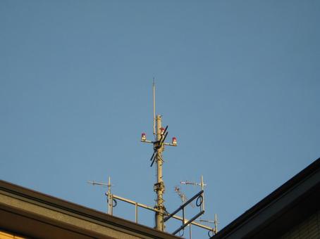 避雷針1 避雷針,建物,落雷の写真素材