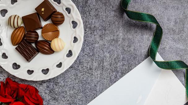 バレンタインデーのイメージ｜16:9 バレンタインデー,チョコレート,バレンタインの写真素材