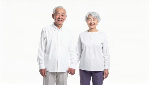 老夫婦 老夫婦の写真