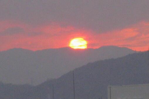 燃えるような夕日 Ⅰ 燃えるような夕日 Ⅰの写真