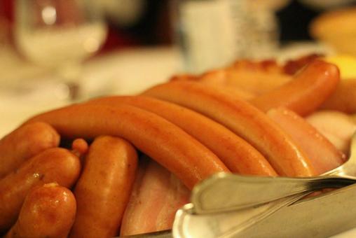 食べ物（ソーセージ） 食べ物,食文化,ドイツ旅行の写真素材