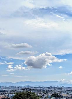 ぽっかりハート雲 ぽっかりハート雲の写真