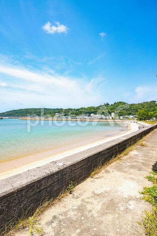 海岸沿いから眺める海の景色 海,空,風景の写真素材
