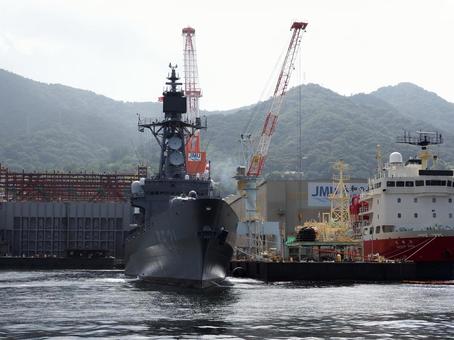広島県呉市　アレイからすこじま 広島県,呉市,潜水艦の写真素材