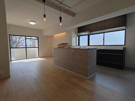 マンションリノベーション後のダイニング マンションリノベーション後のダイニングの写真