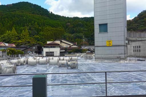 準備中のアイススケート場2 アイススケート場,アイススケート,準備中の写真素材