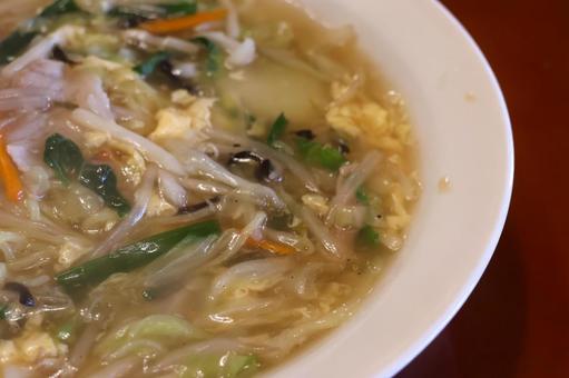 中華料理店のあんかけチャンポンの写真