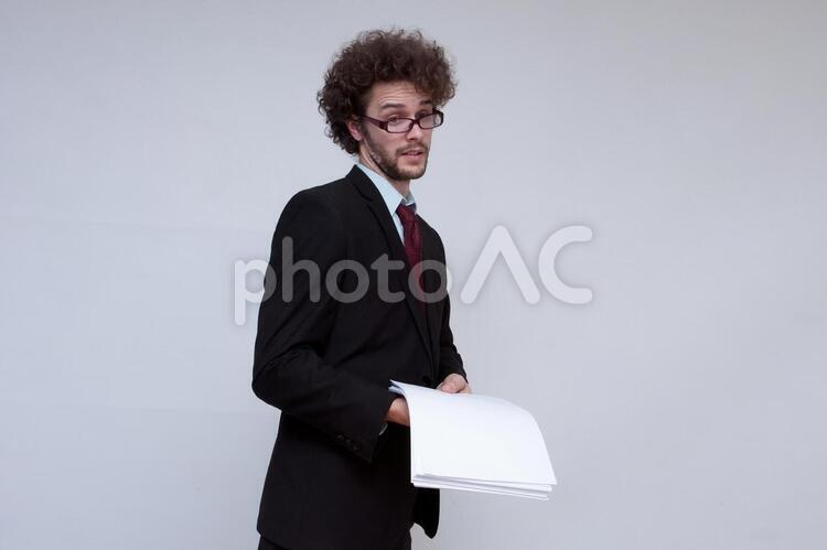 ハンサムな外国人ビジネスマン17 男性,外国人,ビジネスマンの写真素材