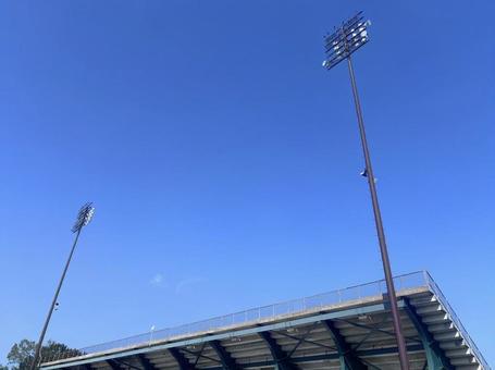 夏のスタジアムの裏側2 夏のスタジアムの裏側2の写真