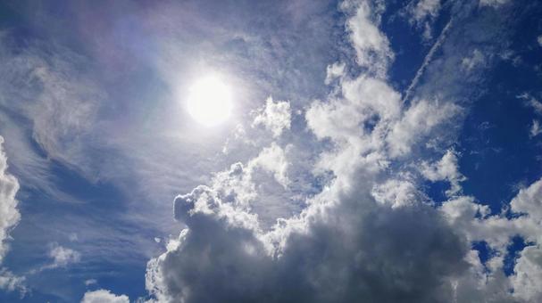 Photo, summer, sky, blue, 