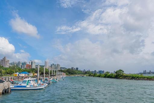 淡水の美しい風景 淡水の美しい風景 淡水,台湾,台北の写真素材