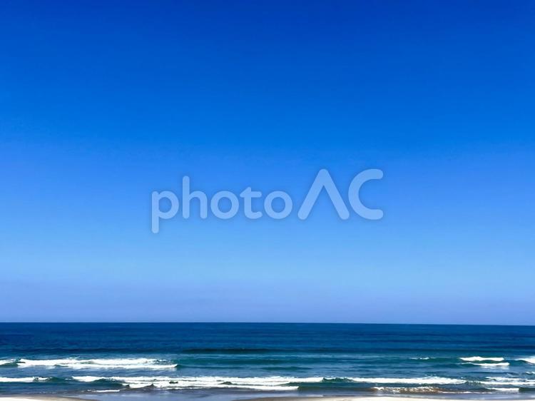 青い海とソラの夢 海水浴,海水浴場,砂浜の写真素材