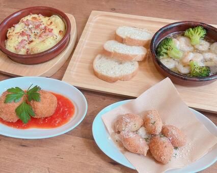 イタリア料理 イタリアン,食べ物,料理の写真素材