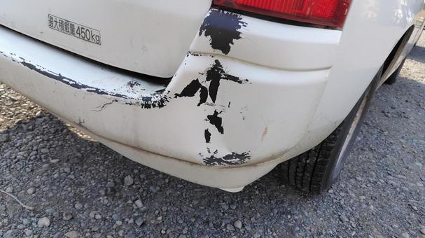 車の傷 車,サビ,傷の写真素材