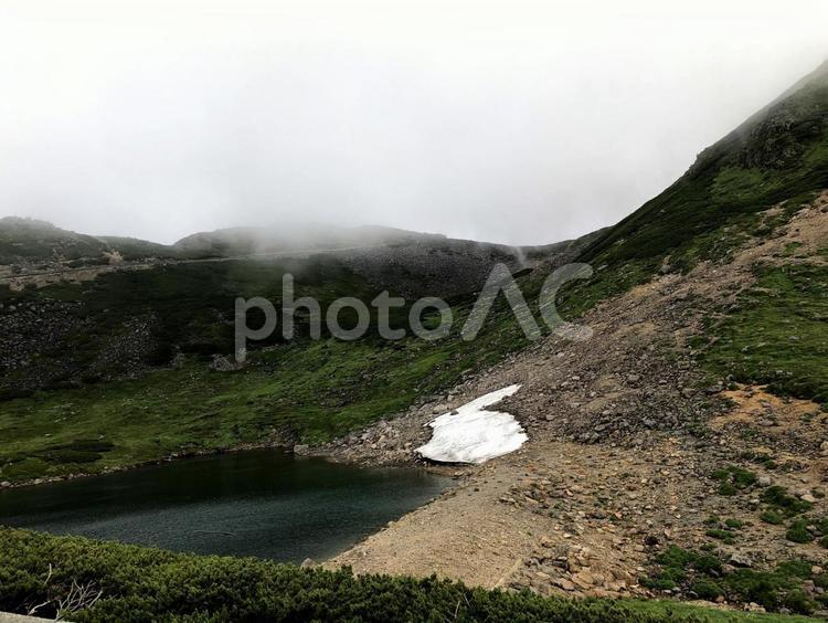 乗鞍岳　中腹の絶景　２ 乗鞍岳,山登り,自然の写真素材