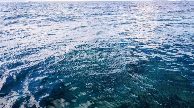 海面　透明　石垣島 石垣島,船,竹富島の写真素材