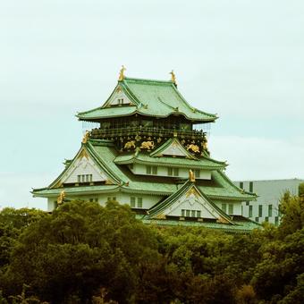 大阪城のイメージ素材 大阪城のイメージ素材の写真