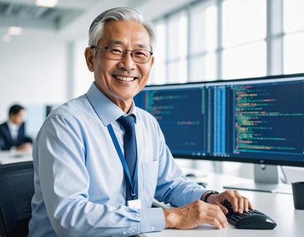 ベテランITエンジニアの写真