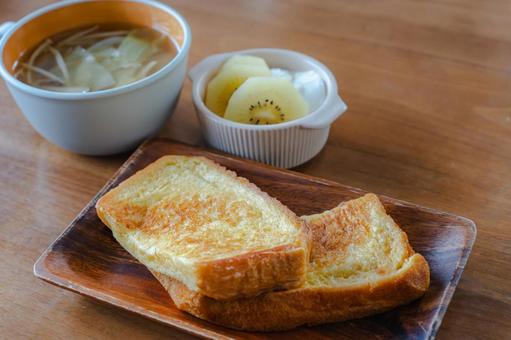 フレンチトーストの朝食 フレンチトーストの朝食 朝食,洋食,フレンチトーストの写真素材