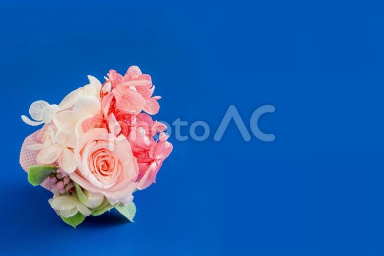 プリザーブドフラワー メッセージカード,バースデーカード,誕生日カードの写真素材