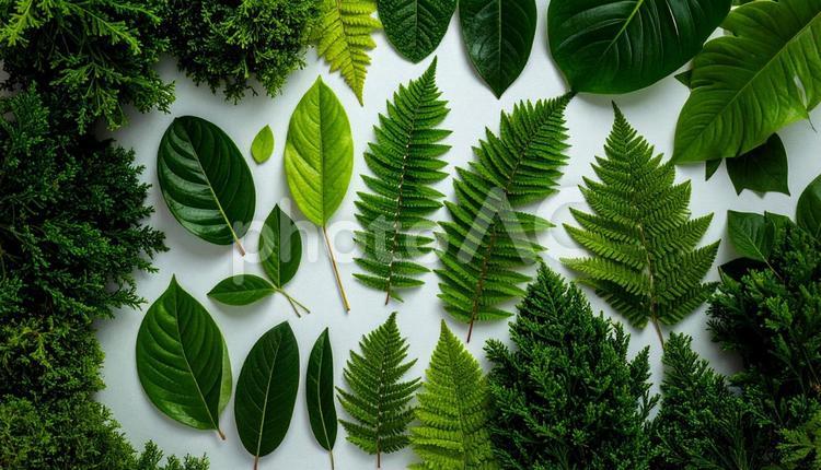 いろんな葉っぱ、美しい植物 植物,葉っぱ,グリーンの写真素材