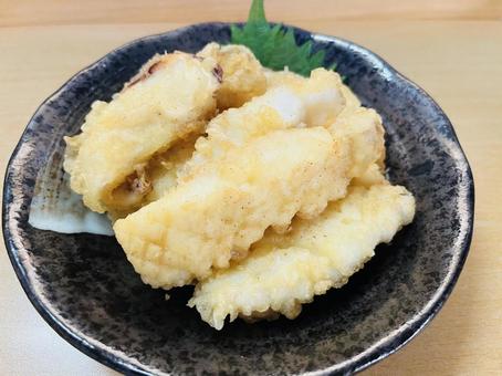 Photo, squid, tempura, appetizers, 