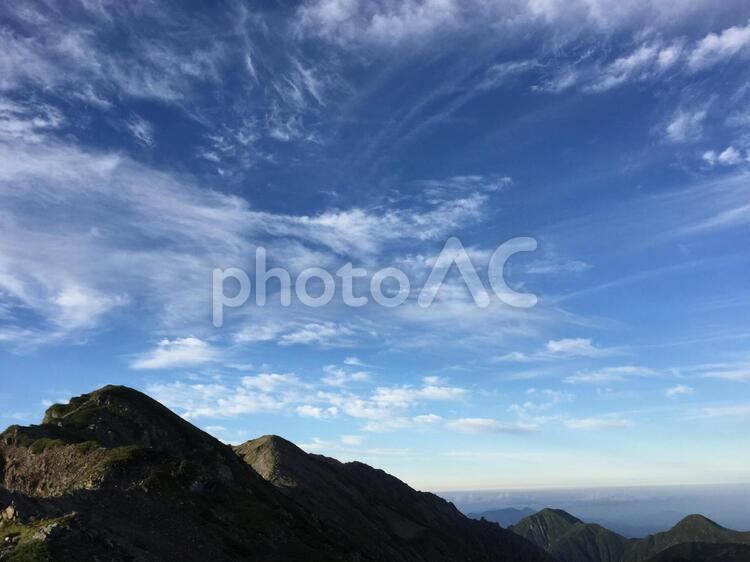 南アルプス　椹島～悪沢岳～赤石岳 アルプス,椹島,悪沢岳の写真素材