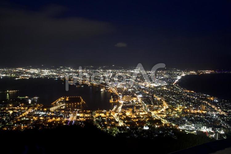 函館の夜景 函館,夜景,旅行の写真素材