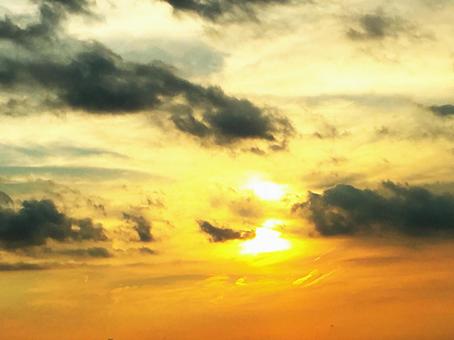 夕日の写真