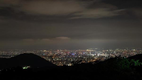 札幌の夜景 札幌の夜景の写真