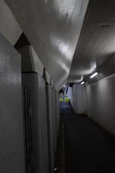 地下道路 地下道路の写真