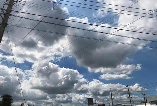 もくもく雲 もくもく雲の写真