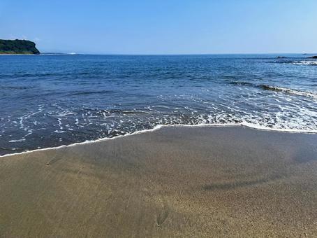 海辺 海水 砂浜 海辺 海水 砂浜の写真
