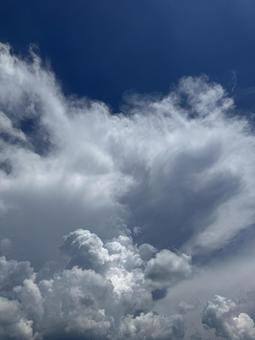 Photo, cloud cover, anvil cloud, cumulonimbus, 