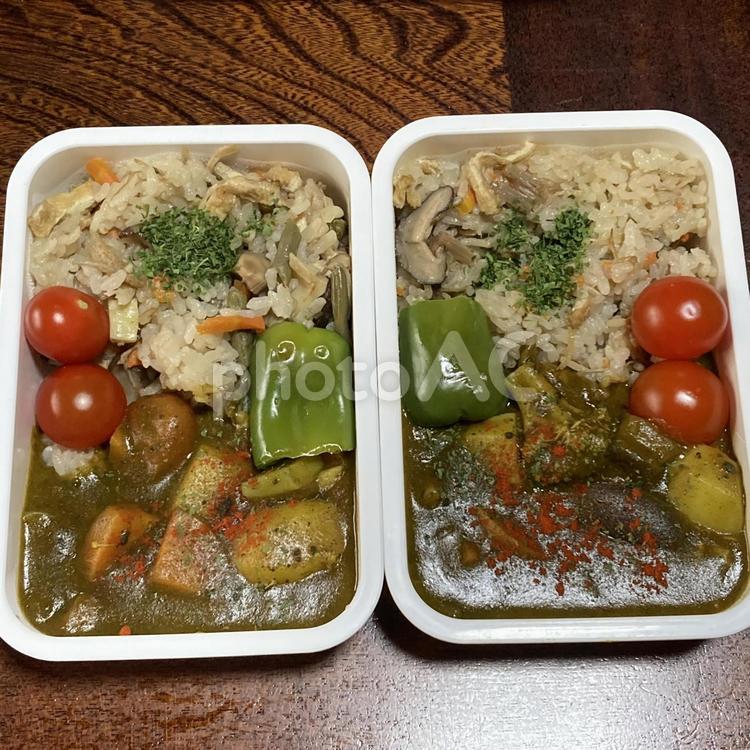 作り置き弁当、抹茶・柚子胡椒弁当 弁当,ランチ,食べ物の写真素材