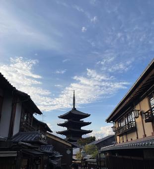 京の街並み 京の街並みの写真
