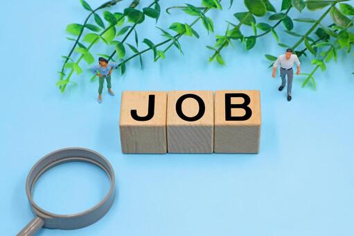 JOBと書かれたブロック job,仕事,仕事探しの写真素材