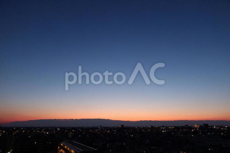 朝焼け　日の出　dawn  朝焼け,夜明け,朝焼け雲の写真素材