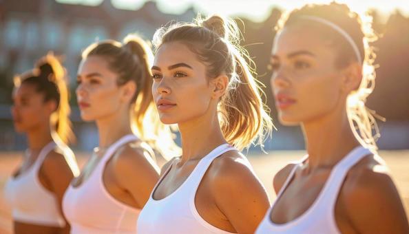 美しい女性アスリート達の写真