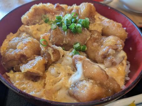 親子丼 親子丼,卵,鶏の写真素材