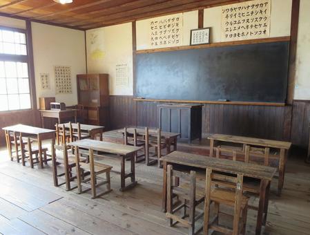 二十四の瞳映画村（岬の分教場教室内部） 小豆島,二十四の瞳映画村,岬の分教場の写真素材