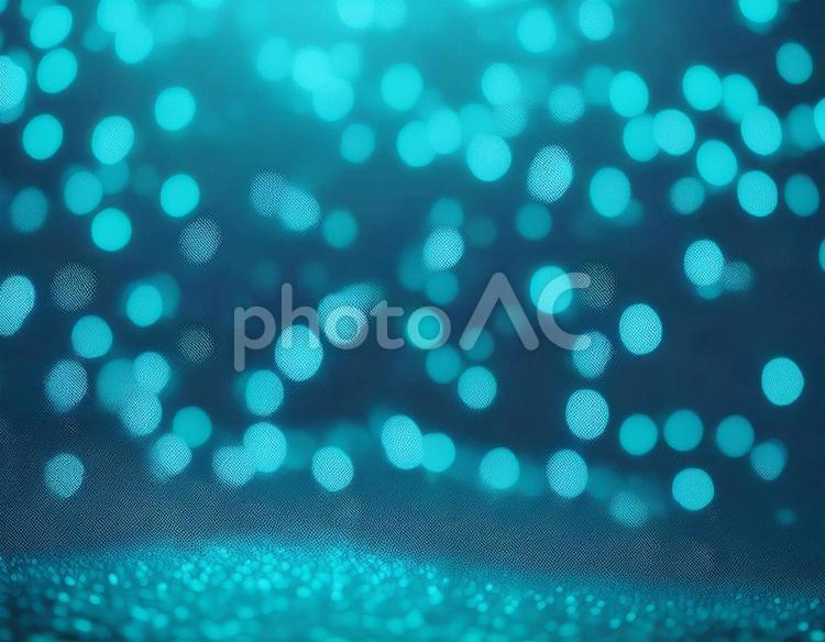 青い玉ボケ 玉ぼけ,ネオン,ライトの写真素材