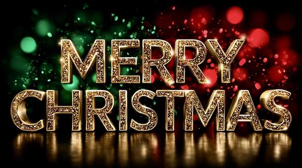 「MERRY CHRISTMAS」文字 「MERRY CHRISTMAS」文字の写真