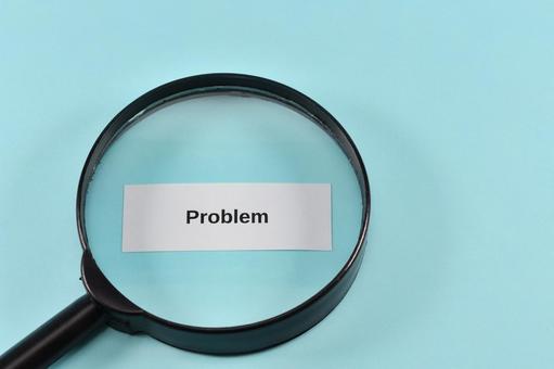 Photo, problem, problems, magnifying glass, 