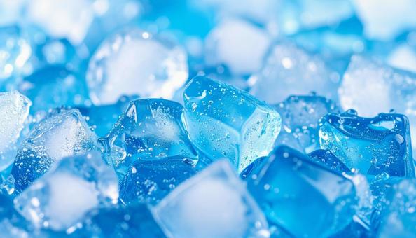清涼感ある砕けた氷 清涼感ある砕けた氷の写真