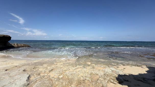 沖縄　久高島 沖縄,南城市,久高島の写真素材