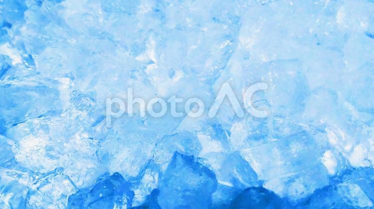 氷２５３（青色） 氷,青い氷,透き通るの写真素材