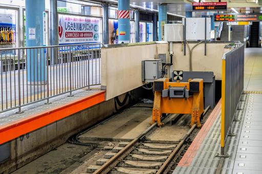 本川越駅 車止め 本川越駅 車止めの写真
